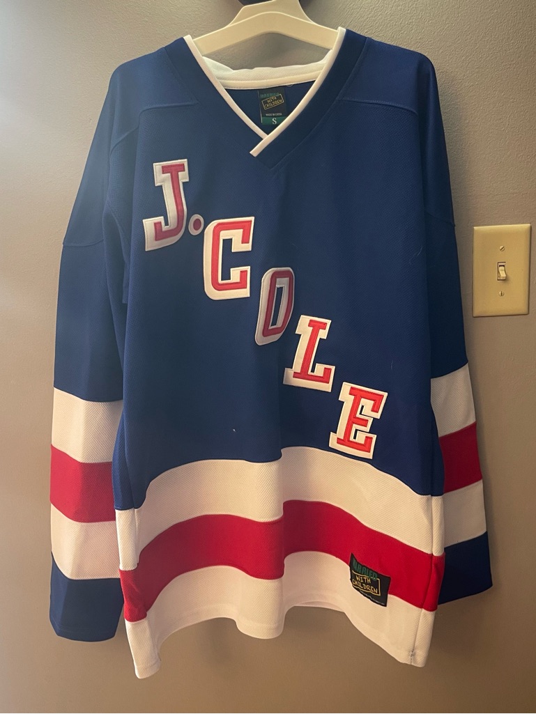 Rare J Cole 2014 Forest Hills Drive Hockey Jersey